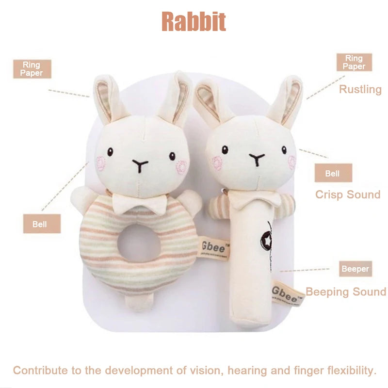 Baby Rattles Plush Animal