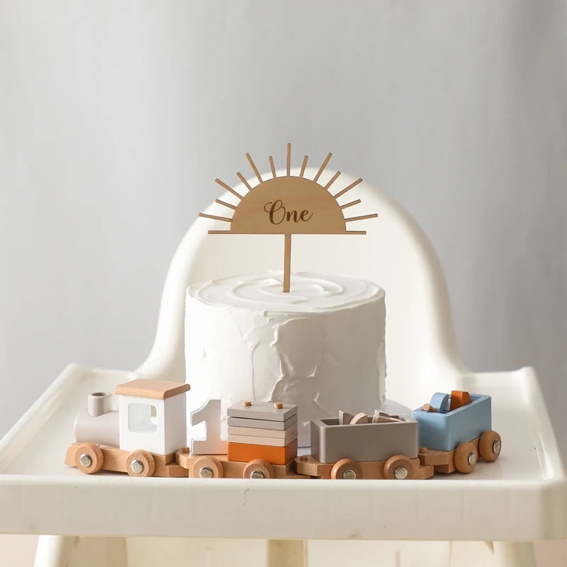 Montessori Toys Wooden Train