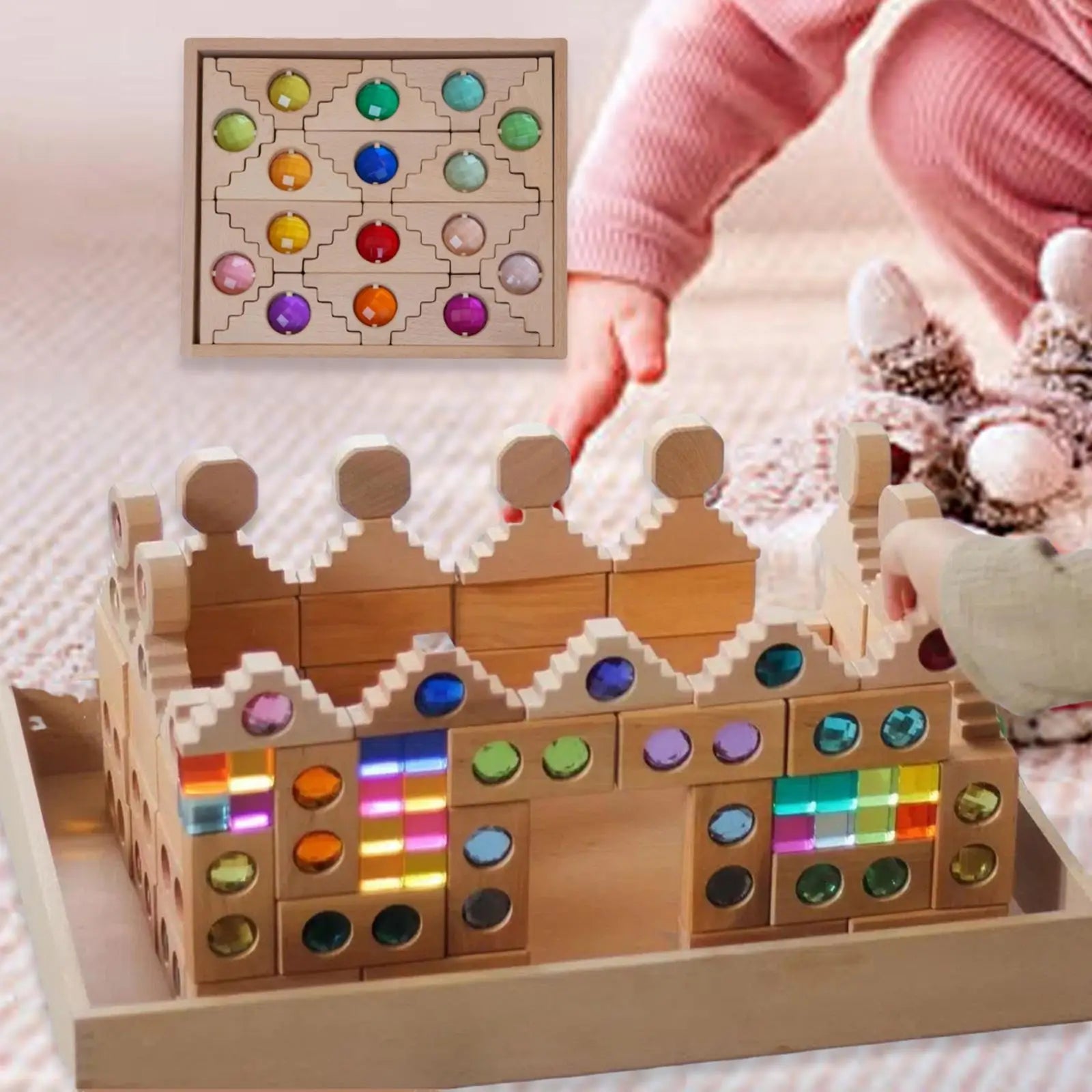 Cube Blocks Set Building