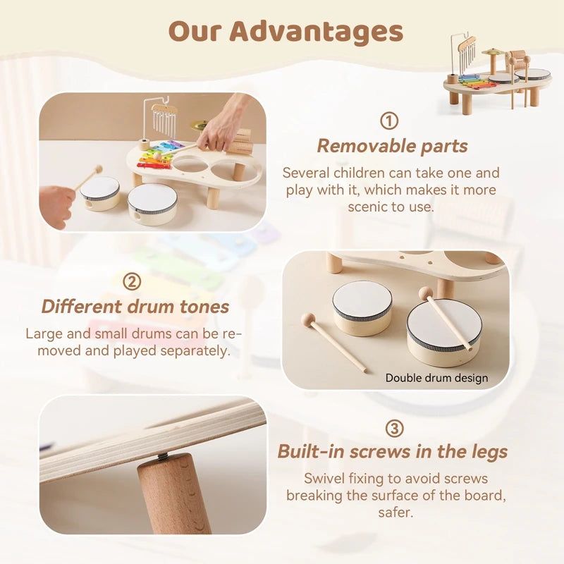Mobile Drum Learning Toys