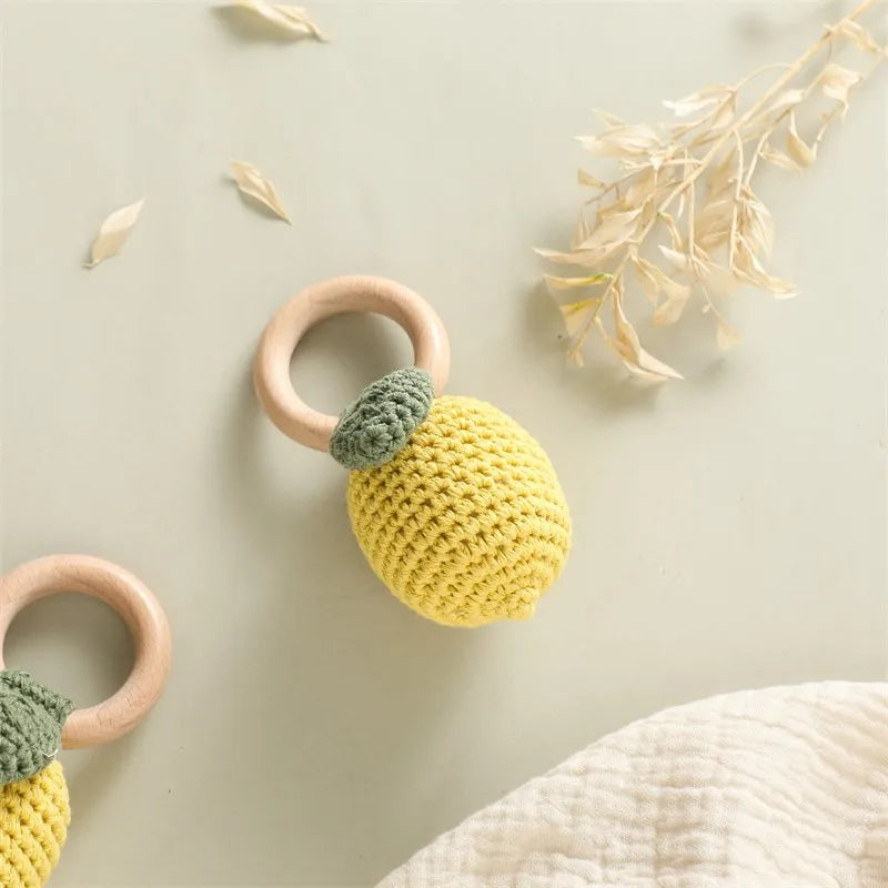 Lemon Rattle Toy