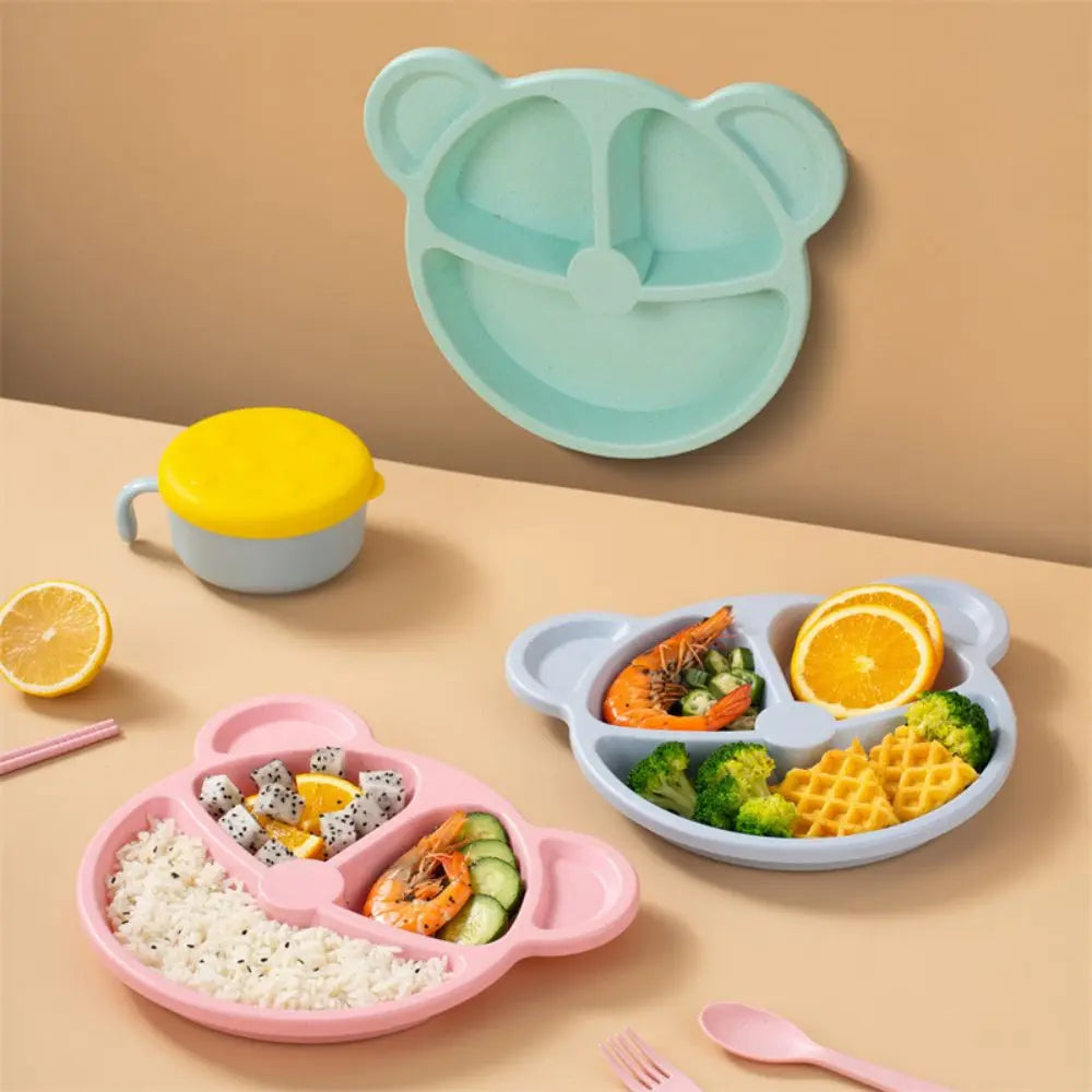 Cute Bear Baby Food Supplement Tableware
