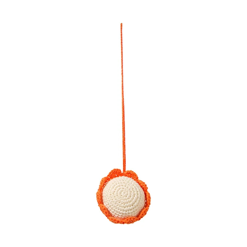 Frame Crochet Cloud Music Pendant Rattle