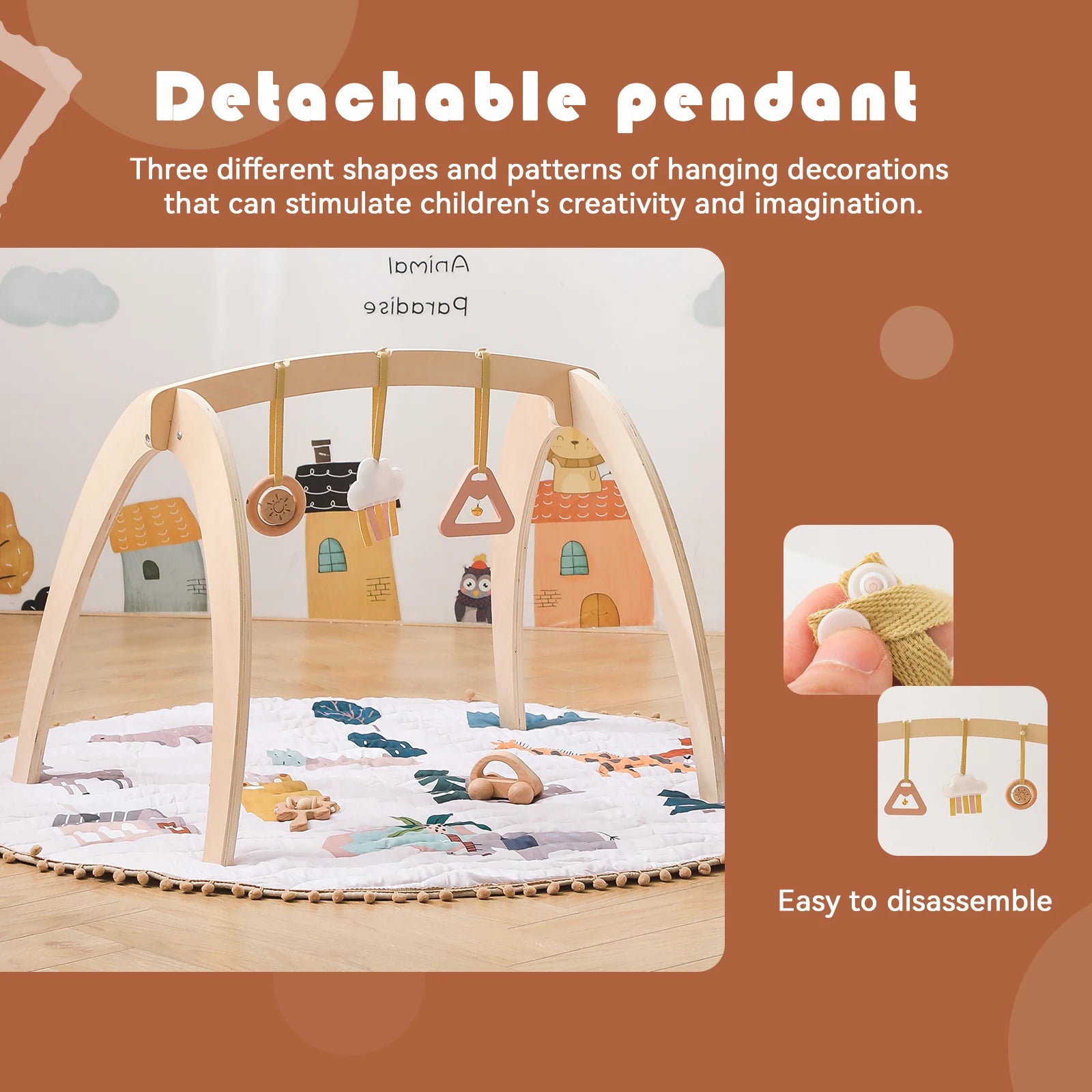 Decor Wood Nursery Sensory Toy