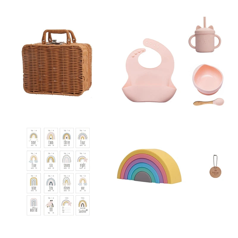 Silicone Pacifier Animal Rattle GIFT BOXES
