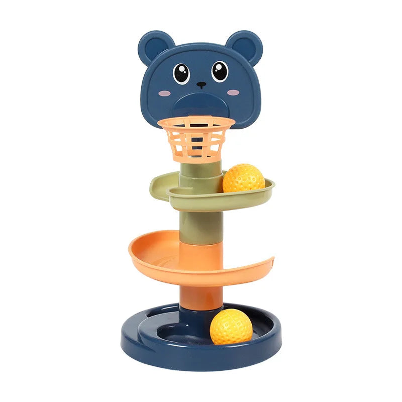 Rotating Rolling Ball Pile Tower
