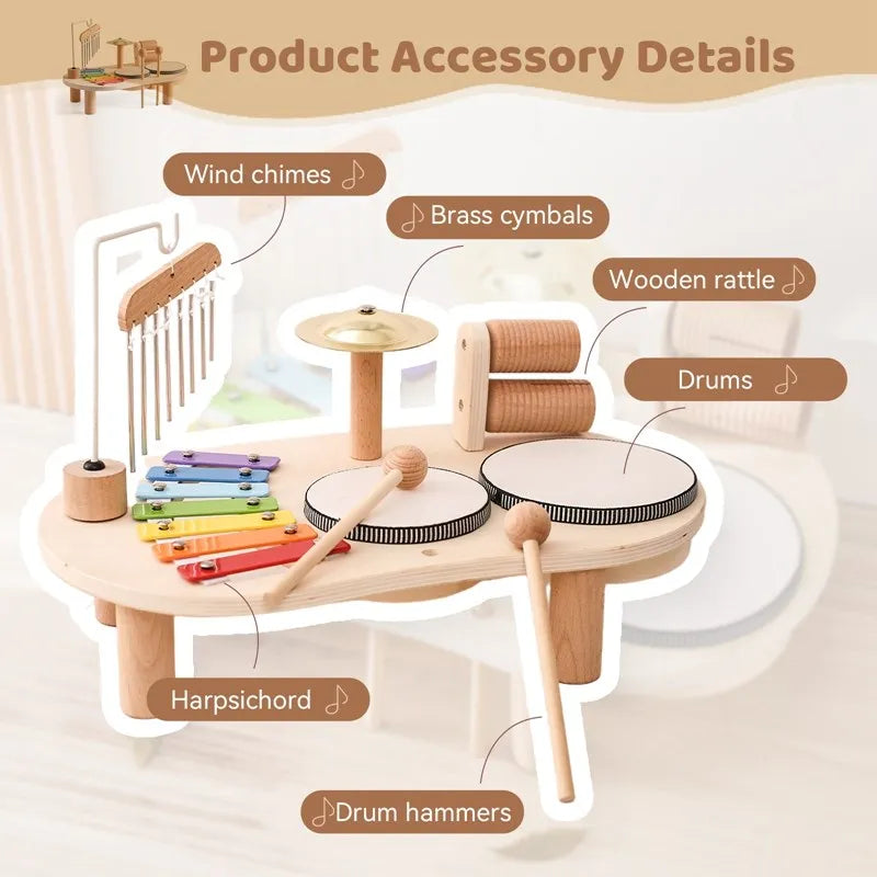 Wooden Afternoon Tea Set