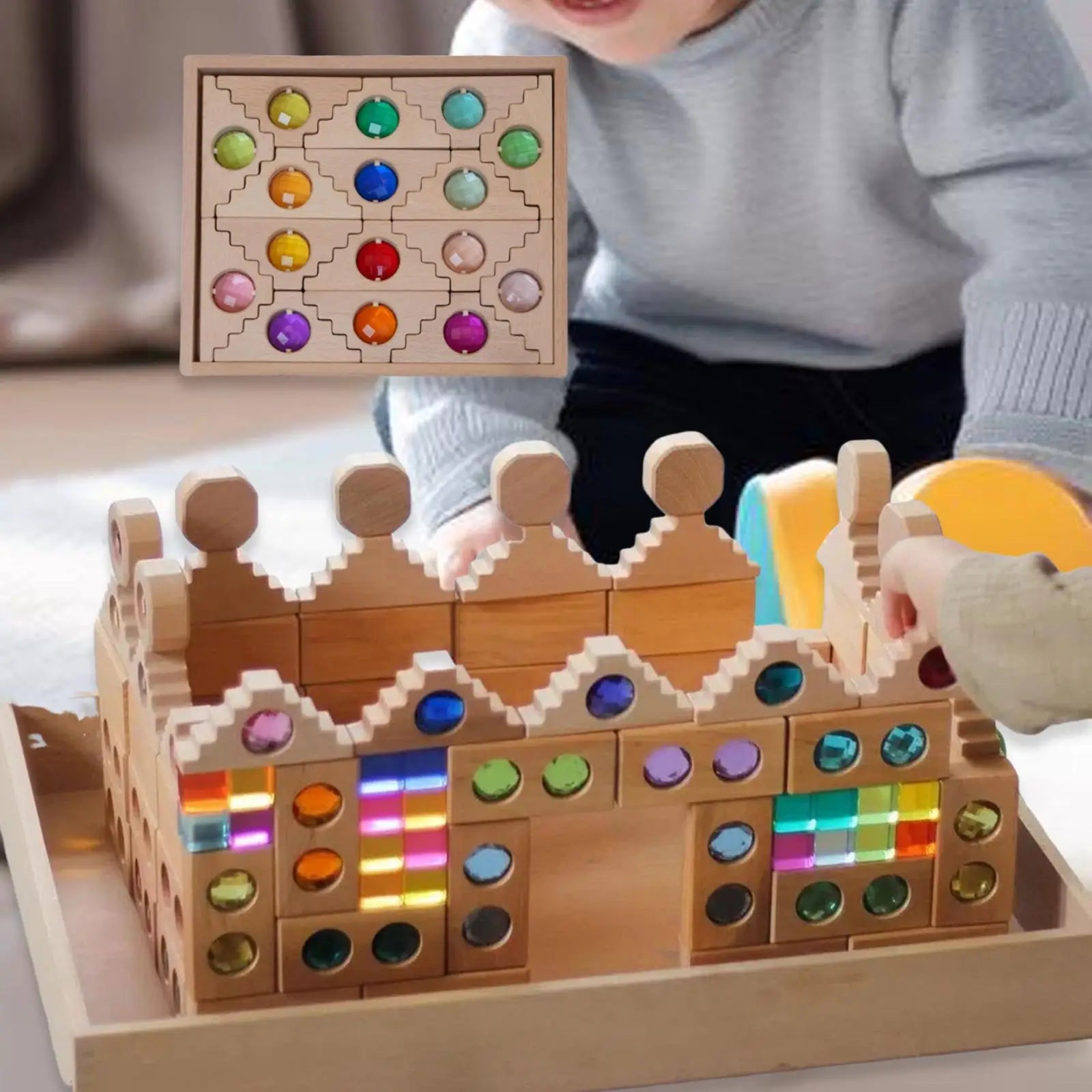 Cube Blocks Set Building