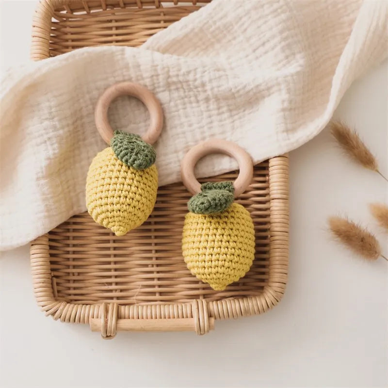 Lemon Rattle Toy