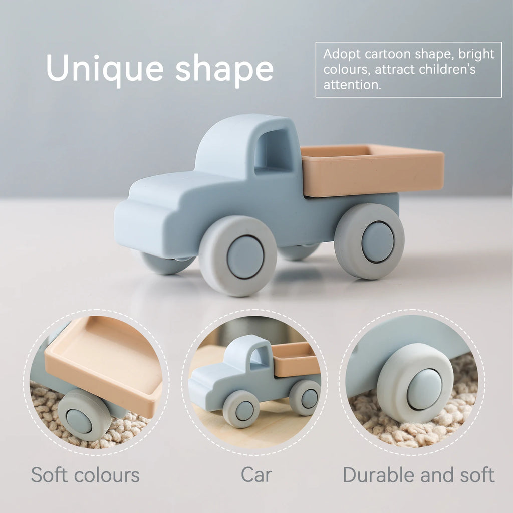 Montessori Baby Silicone Car